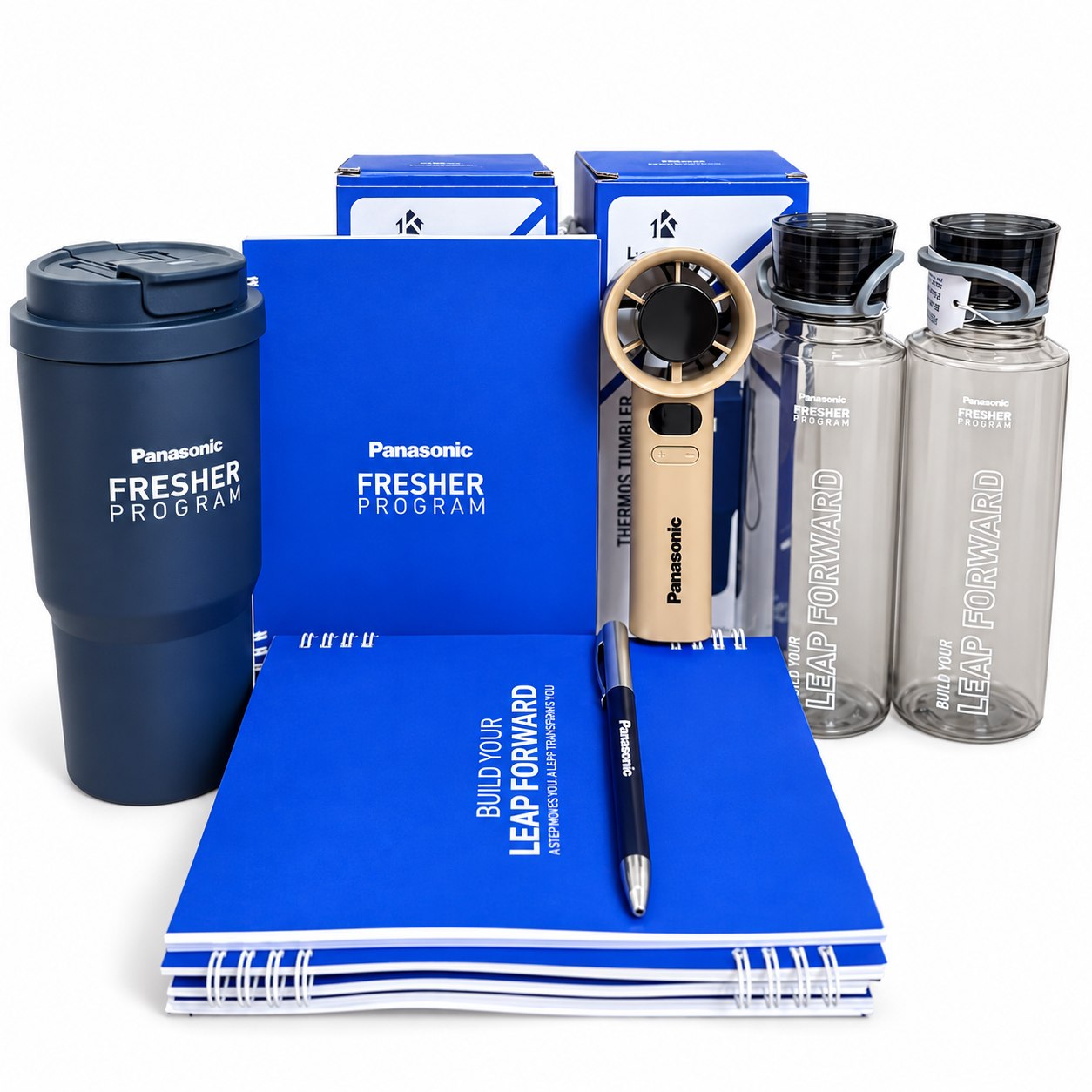 Bộ vật phẩm Panasonic Fresher Program do Now thực hiện.