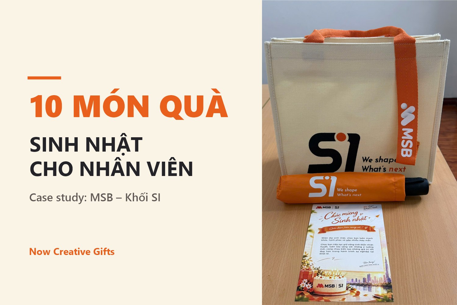 10 Món Quà Sinh Nhật Cho Nhân Viên: Gợi Ý Từ Bộ Quà Của MSB