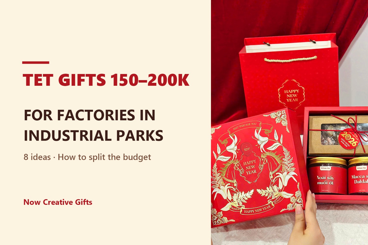 Tet Gifts for Factories on a VND 150–200K Budget: 8 Practical Ideas