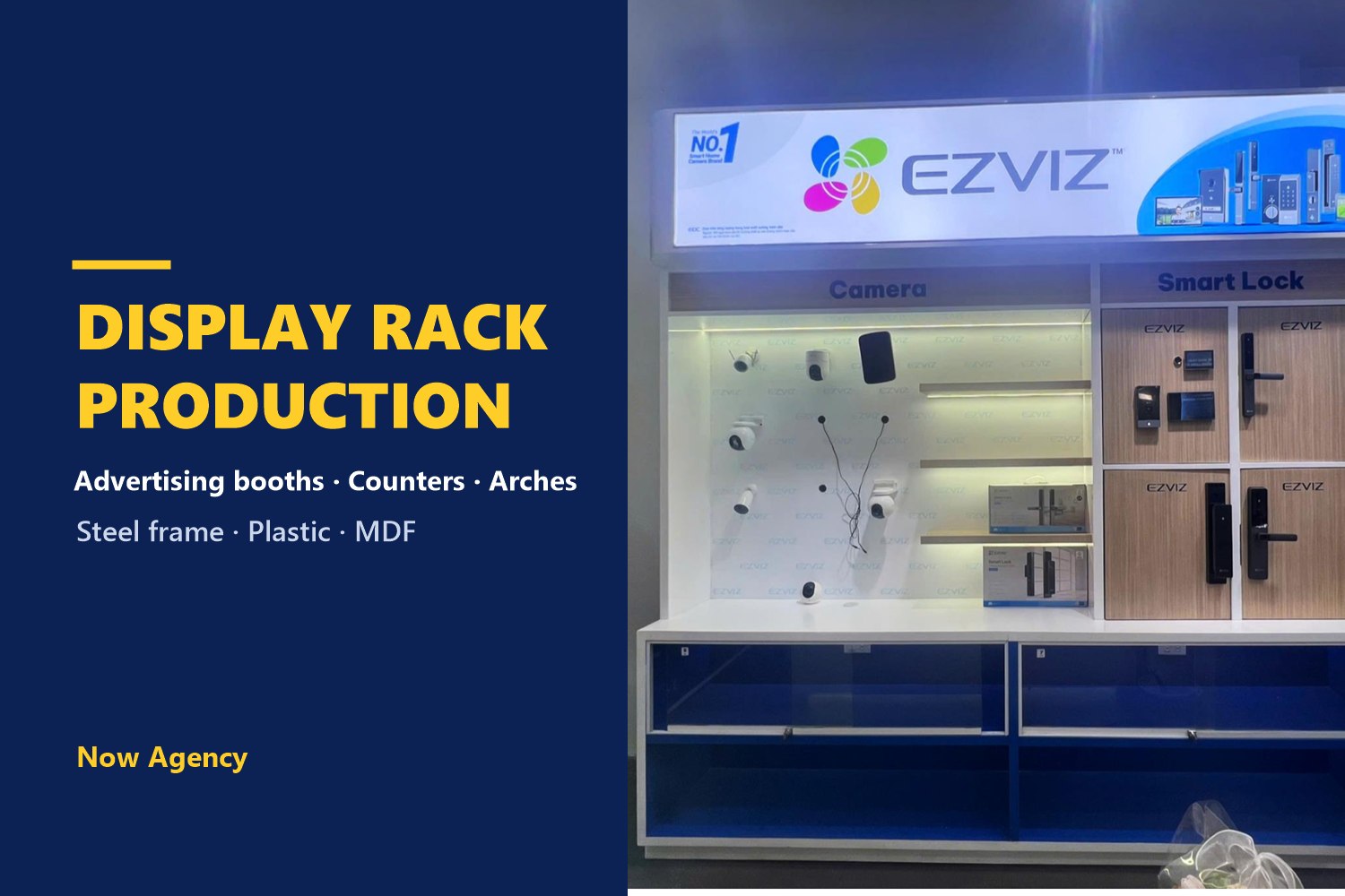 Display Rack and Advertising Booth Production in Vietnam