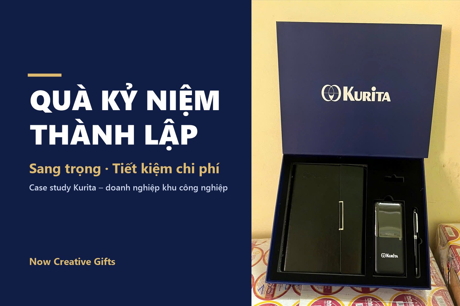 Quà Kỷ Niệm Thành Lập Công Ty: Bí Quyết "Sang Mà Không Đắt" Từ Bộ Quà Kurita