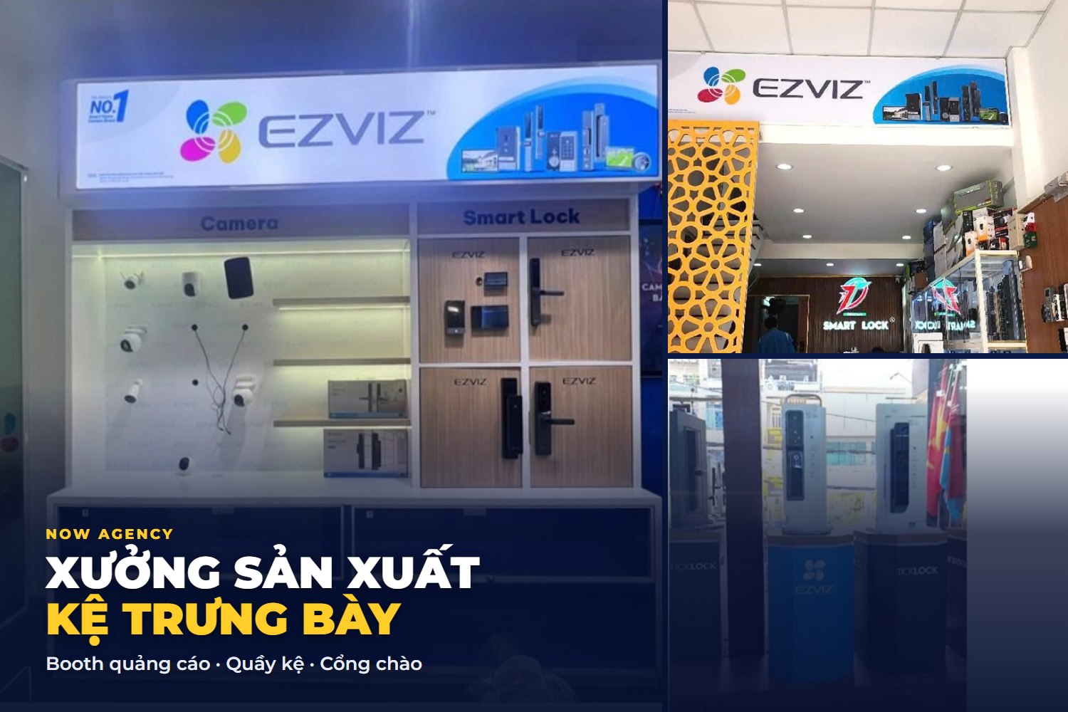Xưởng Sản Xuất Kệ Trưng Bày, Booth Quảng Cáo Uy Tín