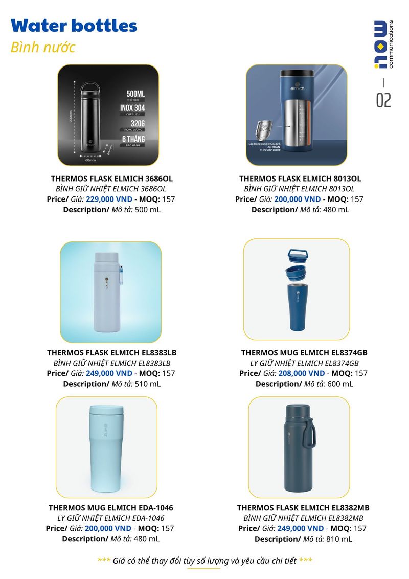 Pricelist