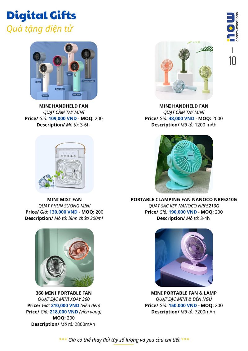 Pricelist